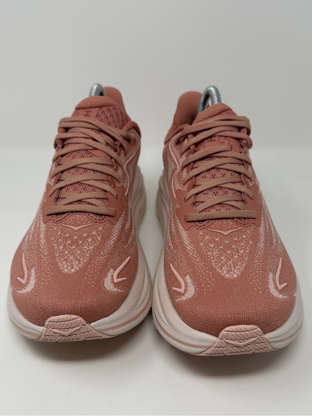 Women's HOKA Clifton 10 Coral Running Sneakers Sz.8.5 - Picture 2 of 9